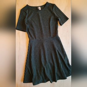Divided by H&M Forrest Green A-line Mini Dress Size 6